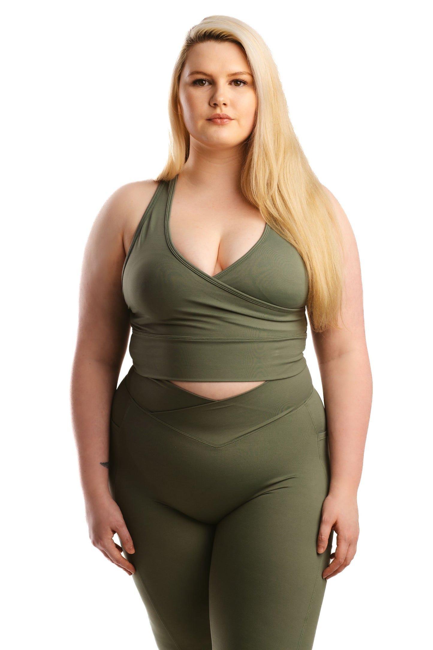 FREYA SPORTS BRA - OLIVE