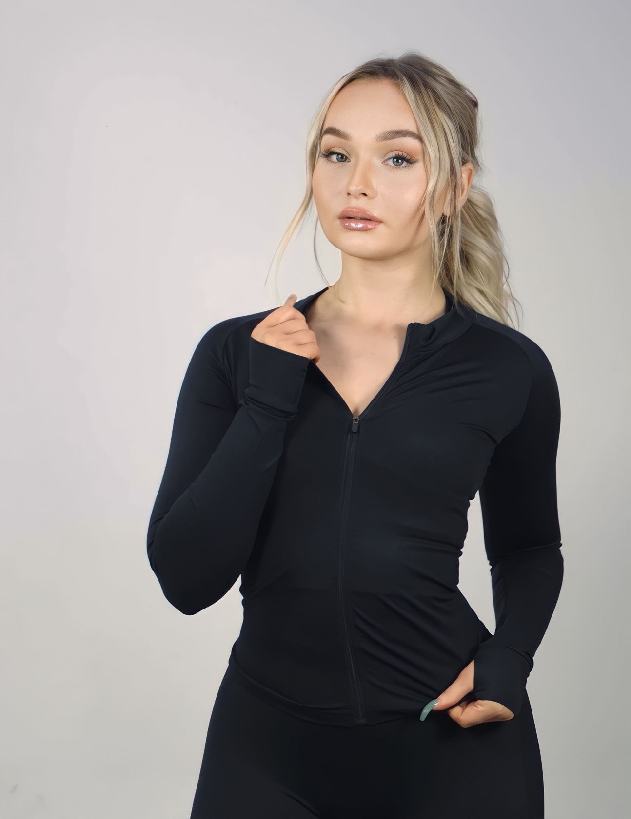 CALA BLACK RUNNING ZIP JACKET