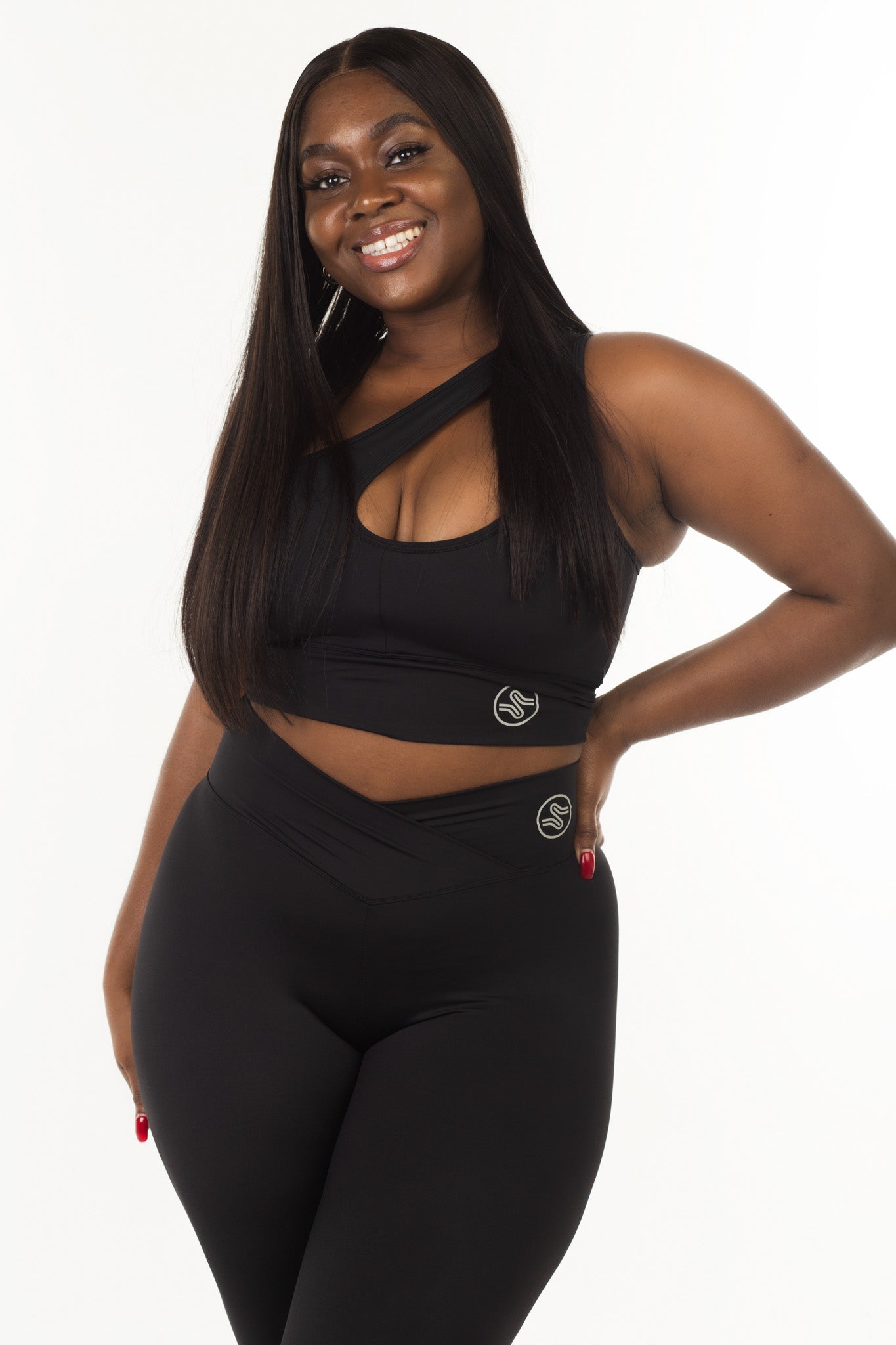 HARLEM SPORTS BRA - BLACK