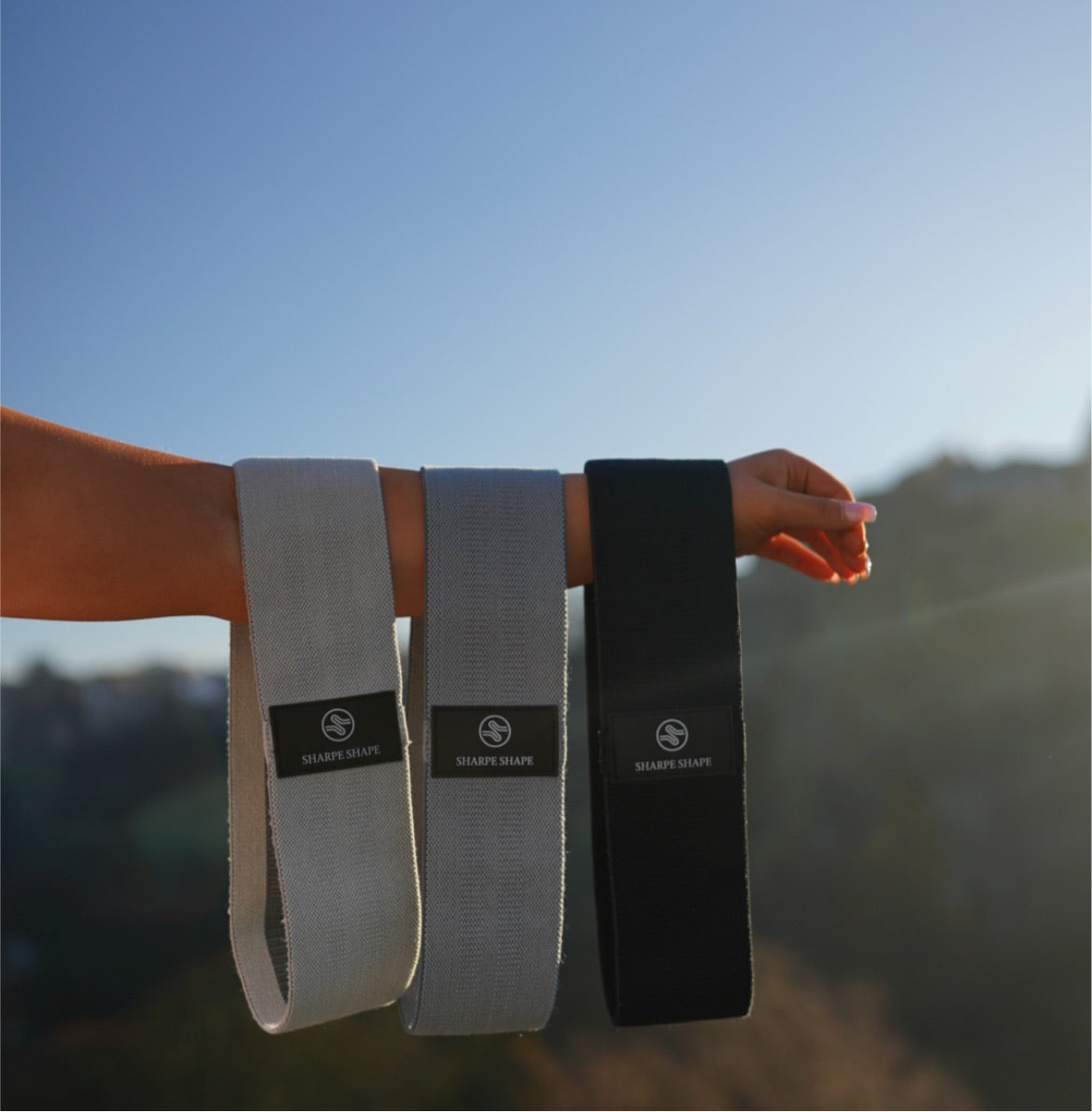 RESISTANCE BANDS - SET OF 3 (LIGHT, MEDIUM & HEAVY)
