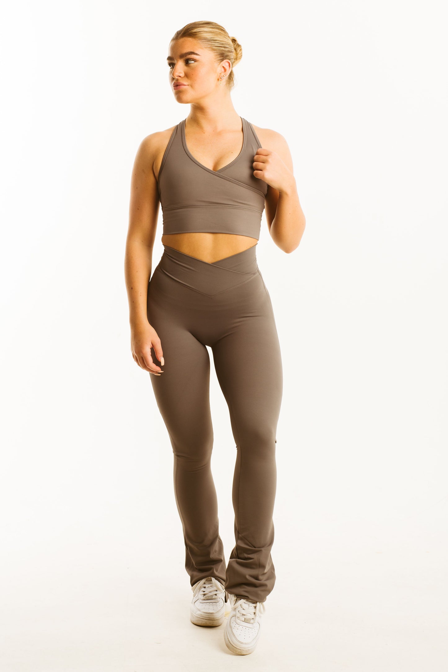 LEANA SPORTS BRA - GREY